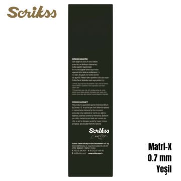 Scrikss Office Versatil Kalem Matri-X 0.7mm Yeşil