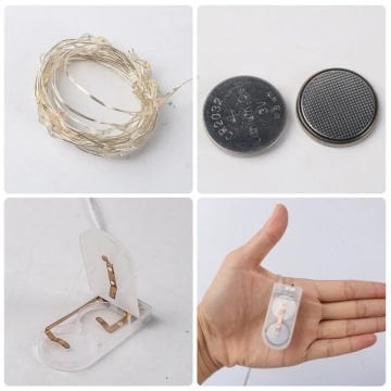 Art Elegant LED Işık Pilli 2mt Kırmızı
