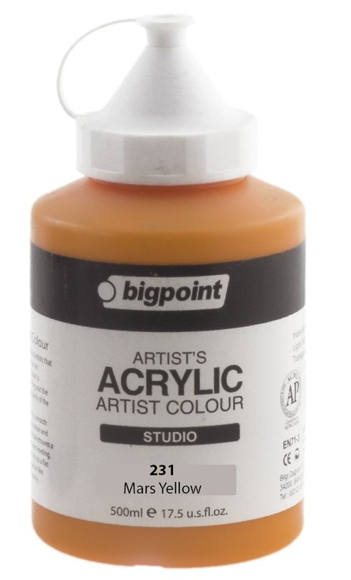 Bigpoint Akrilik Boya 500ml 231 Mars Yellow