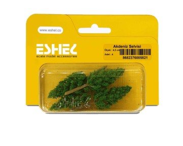 Eshel Maket Akdeniz Selvisi 4,5cm 4lü