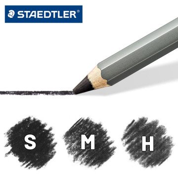 Staedtler Mars Lumograph Dereceli Kömür Kalem Seti 4lü 100C