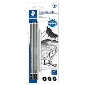 Staedtler Mars Lumograph Dereceli Kömür Kalem Seti 4lü 100C