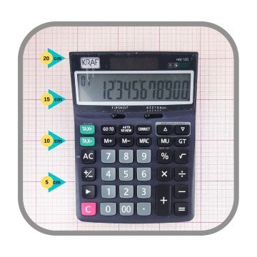 Kraf Hesap Makinesi Masaüstü 12 Hane Tax HM-120