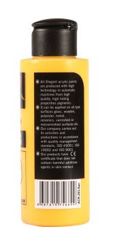 Art Elegant Akrilik Boya 120ml Acr-203 Sarı
