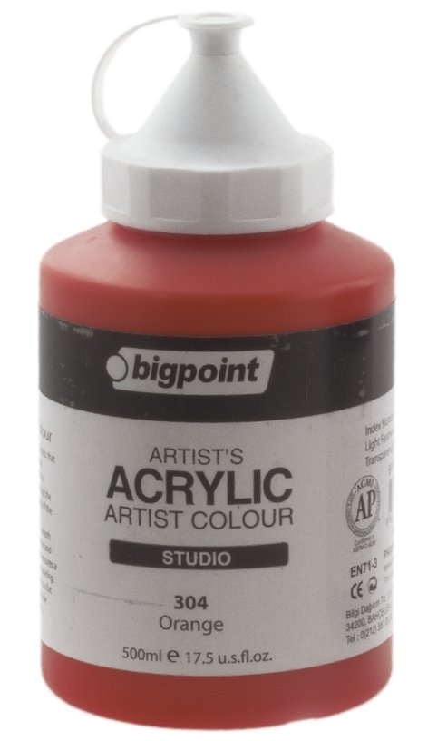Bigpoint Akrilik Boya 500ml 304 Orange