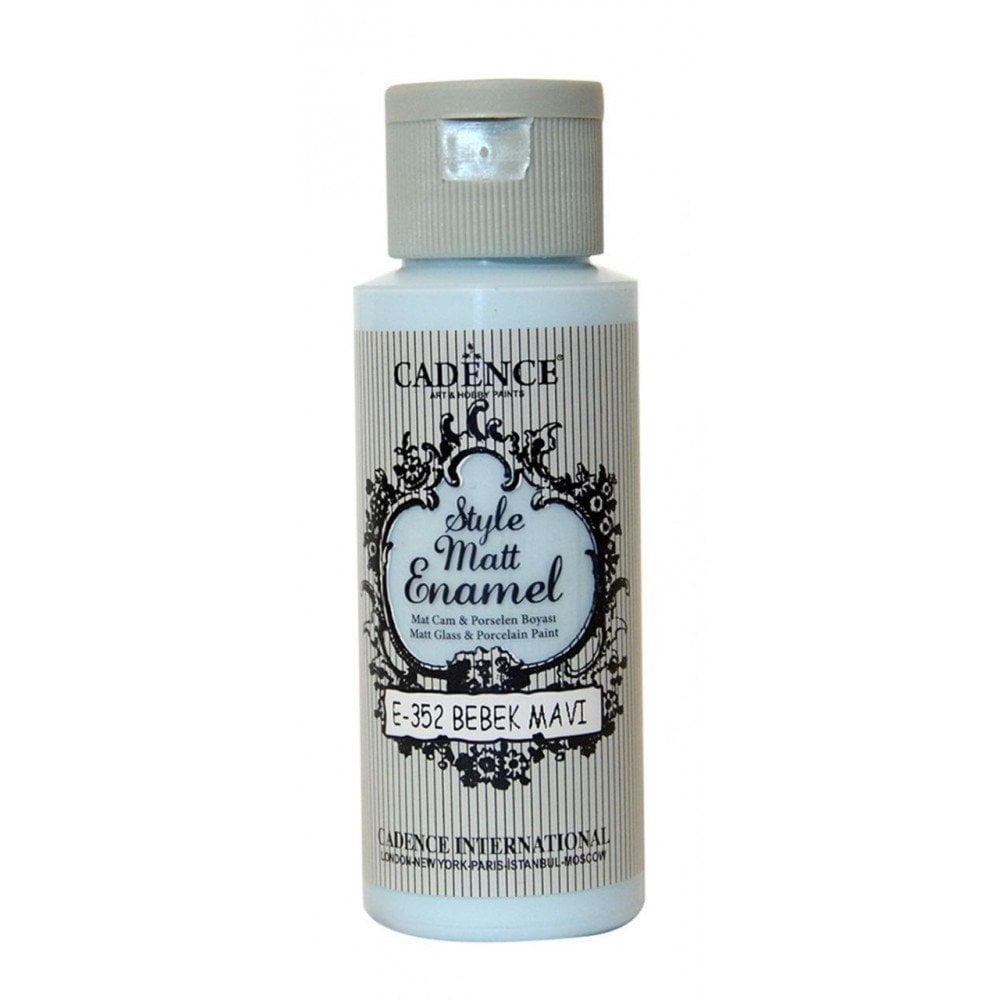 Cadence Style Matt Enamel Cam Boyası 59ml 352 Bebek Mavi