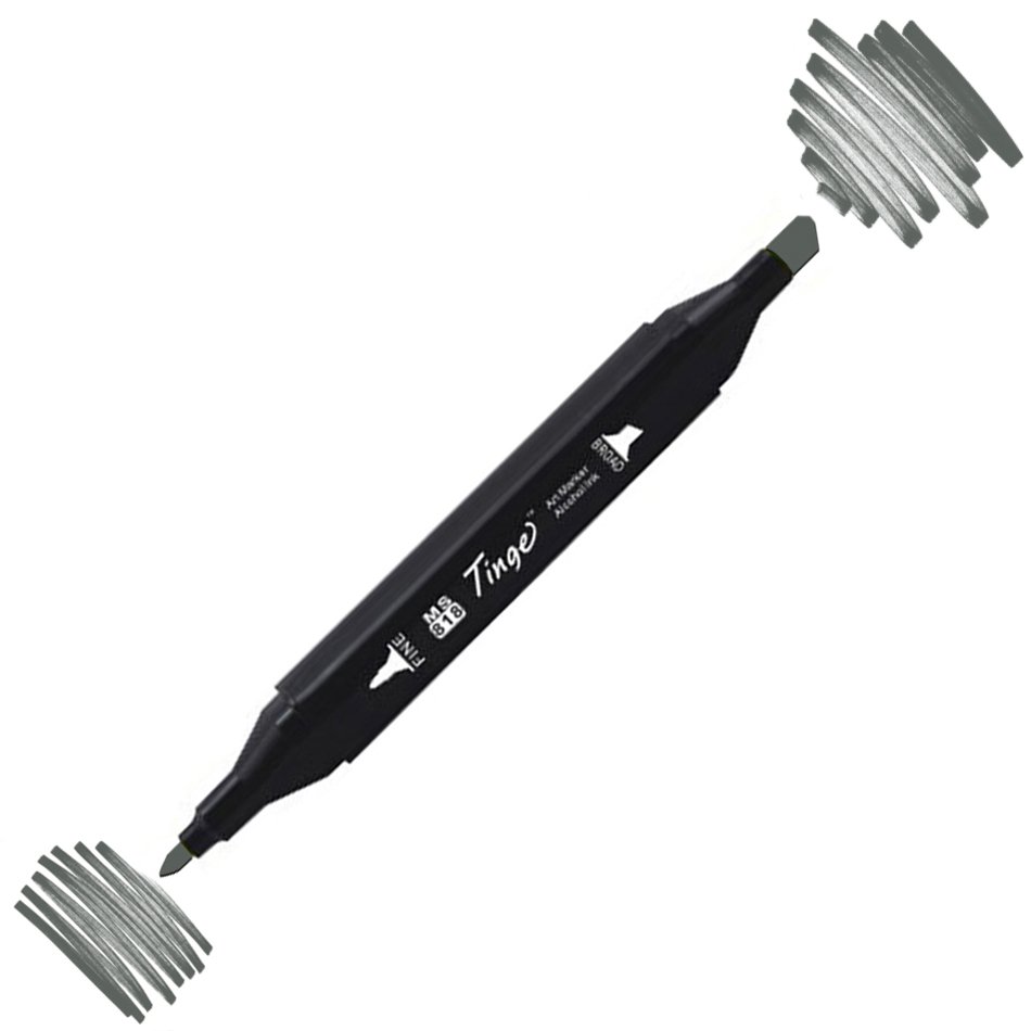 Tinge Twin Çift Uçlu Marker Kalemi Gg7 Green Grey