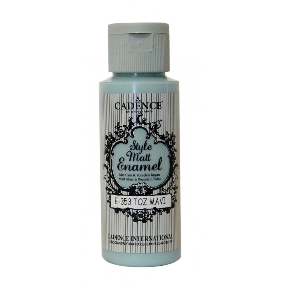 Cadence Style Matt Enamel Cam Boyası 59ml 353 Toz Mavi