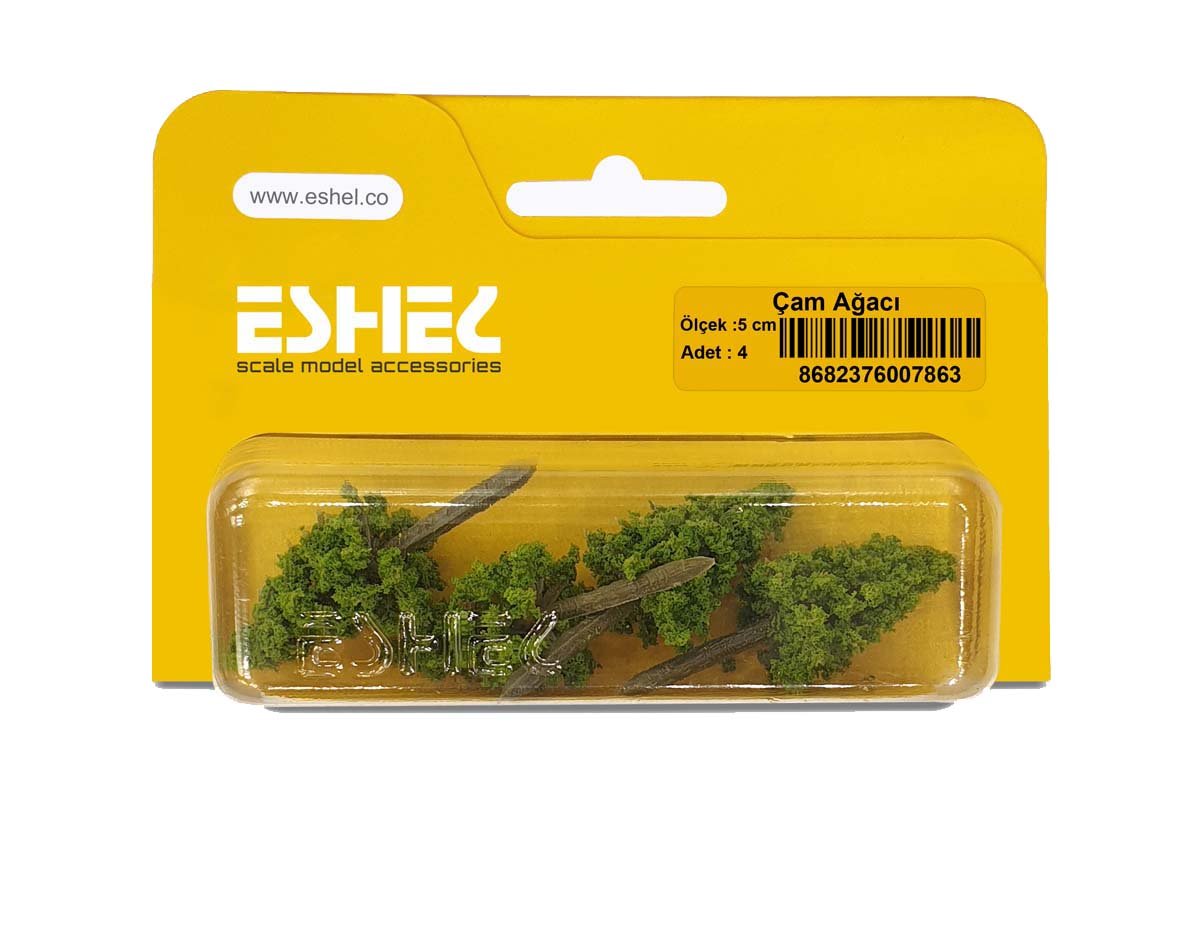 Eshel Maket Çam Ağacı 5cm 4lü