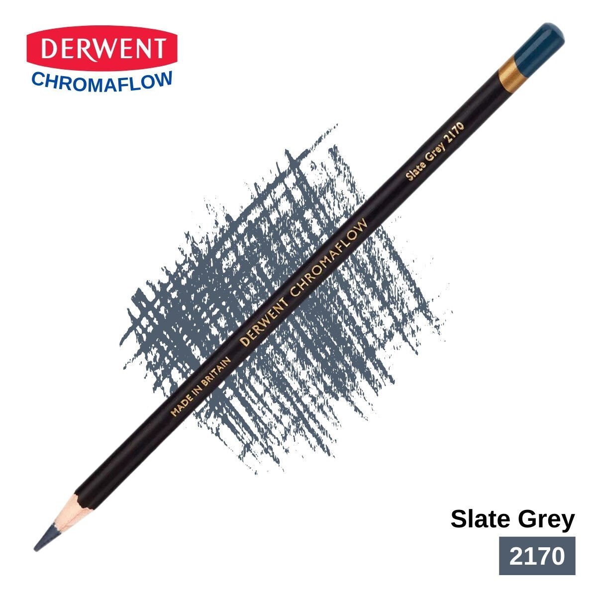 Derwent Chromaflow Kuru Boya Kalemi 2170 Slate Grey