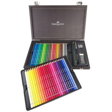 Faber Castell Albrecht Dürer Aquarell Boya Kalemi 48 Renk (Özel Ahşap Kutu + Fırça)