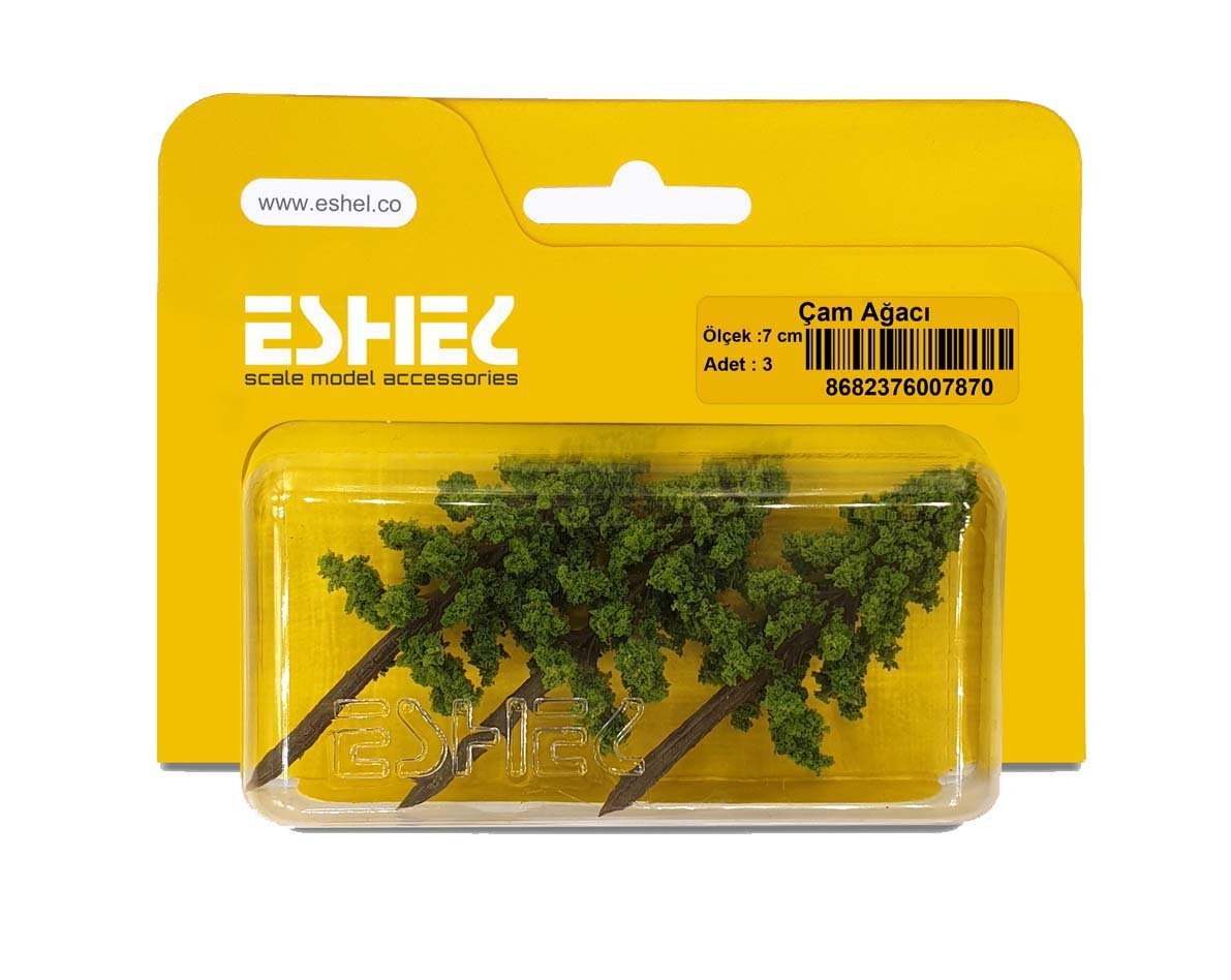 Eshel Maket Çam Ağacı 7cm 3lü