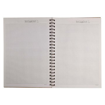 Bayındır Sert Kapak El Yapımı Elite Defter A4 70gr Kareli 80yp Spiralli