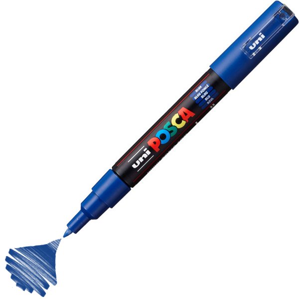 Uni Posca Marker PC-1M Extra Fine 0.7mm Blue