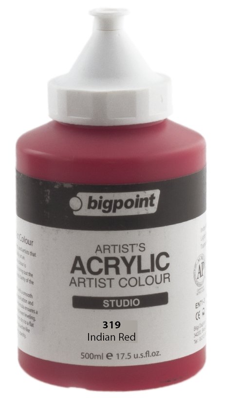 Bigpoint Akrilik Boya 500ml 319 Indian Red