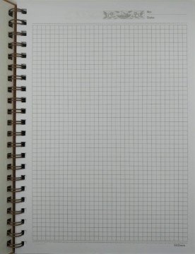 Bayındır Sert Kapak El Yapımı Elite Defter A4 70gr Kareli 80yp Spiralli