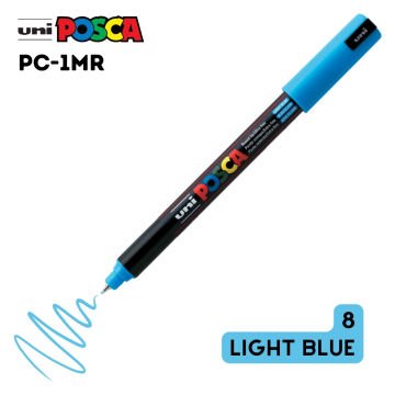 Uni Posca Marker PC-1M Extra Fine 0.7mm Light Blue