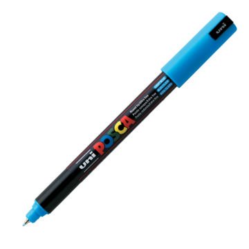 Uni Posca Marker PC-1M Extra Fine 0.7mm Light Blue