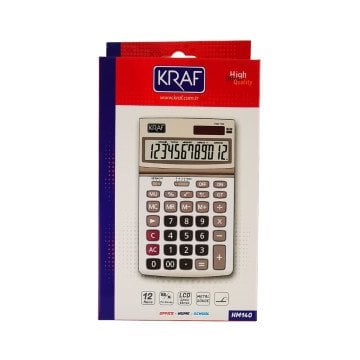 Kraf Hesap Makinesi Masaüstü 12 Hane HM-140