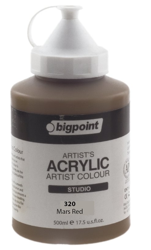 Bigpoint Akrilik Boya 500ml 320 Mars Red