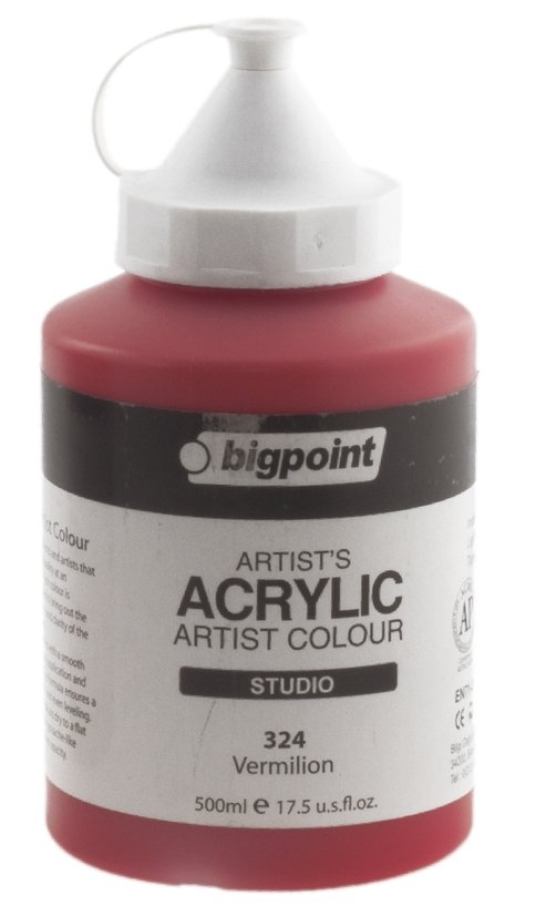 Bigpoint Akrilik Boya 500ml 324 Vermilion