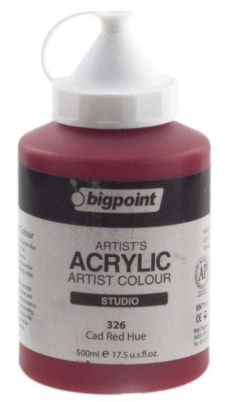 Bigpoint Akrilik Boya 500ml 326 Cad Red Hue
