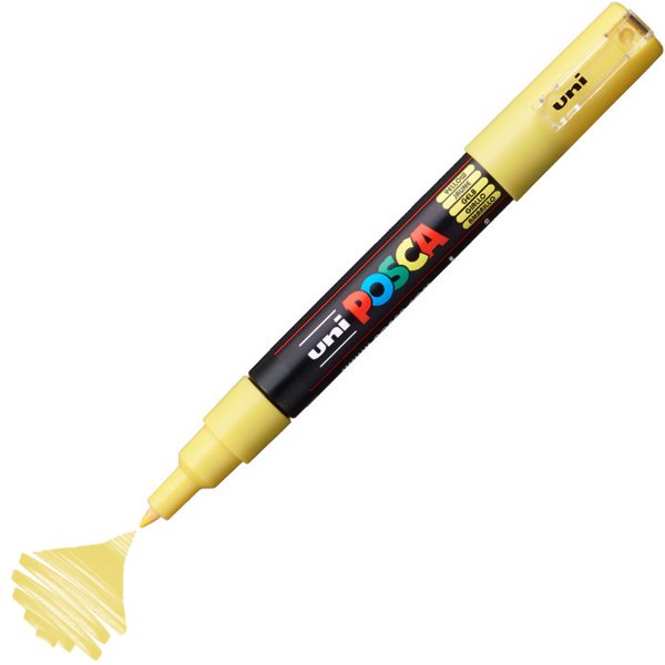 Uni Posca Marker PC-1M Extra Fine 0.7mm Yellow