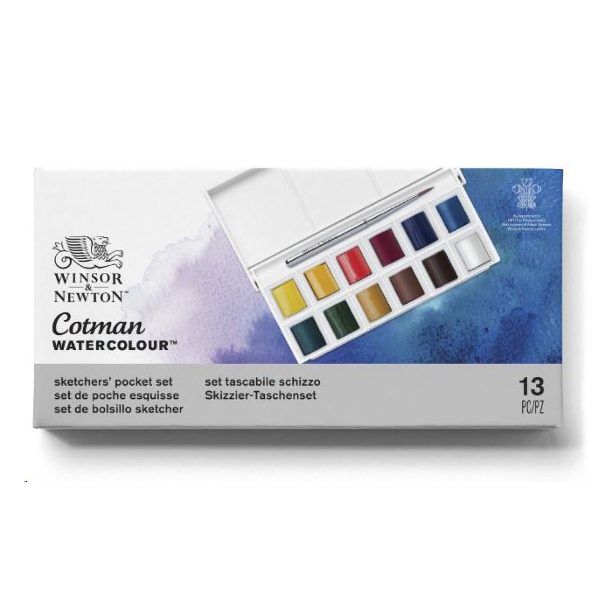 Winsor Newton Cotman 12li Tablet Sulu Boya Seti Cep Tipi