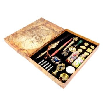 Art Elegant Dolma Ve Kaligrafi Makam Seti 22 Parça World Map Serisi