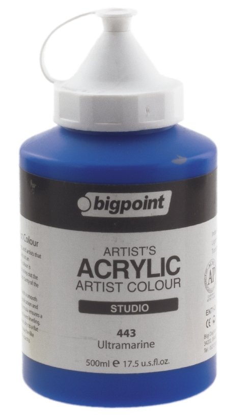 Bigpoint Akrilik Boya 500ml 443 Ultra Marine