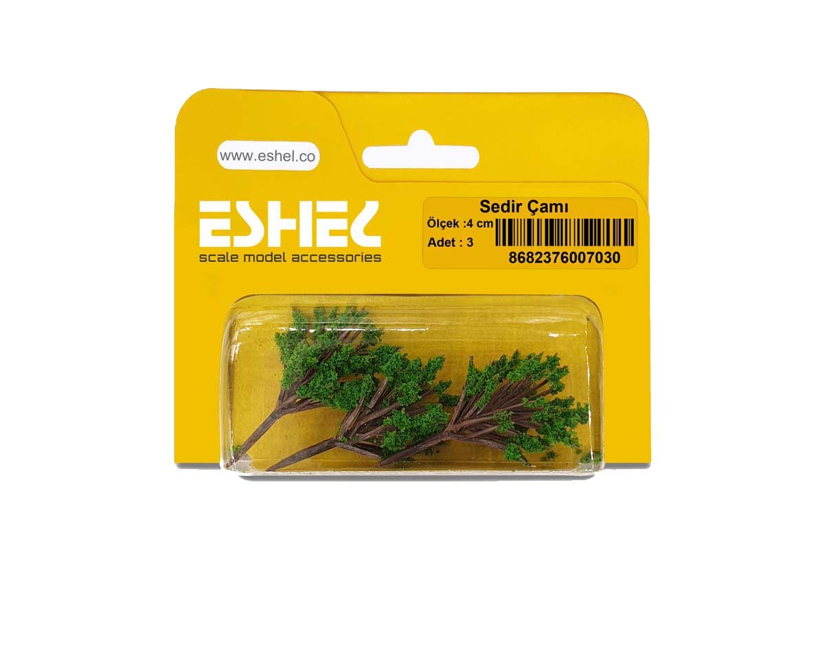 Eshel Maket Sedir Çamı 4cm 3lü