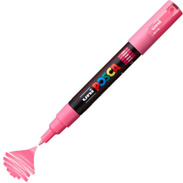 Uni Posca Marker PC-1M Extra Fine 0.7mm Pink