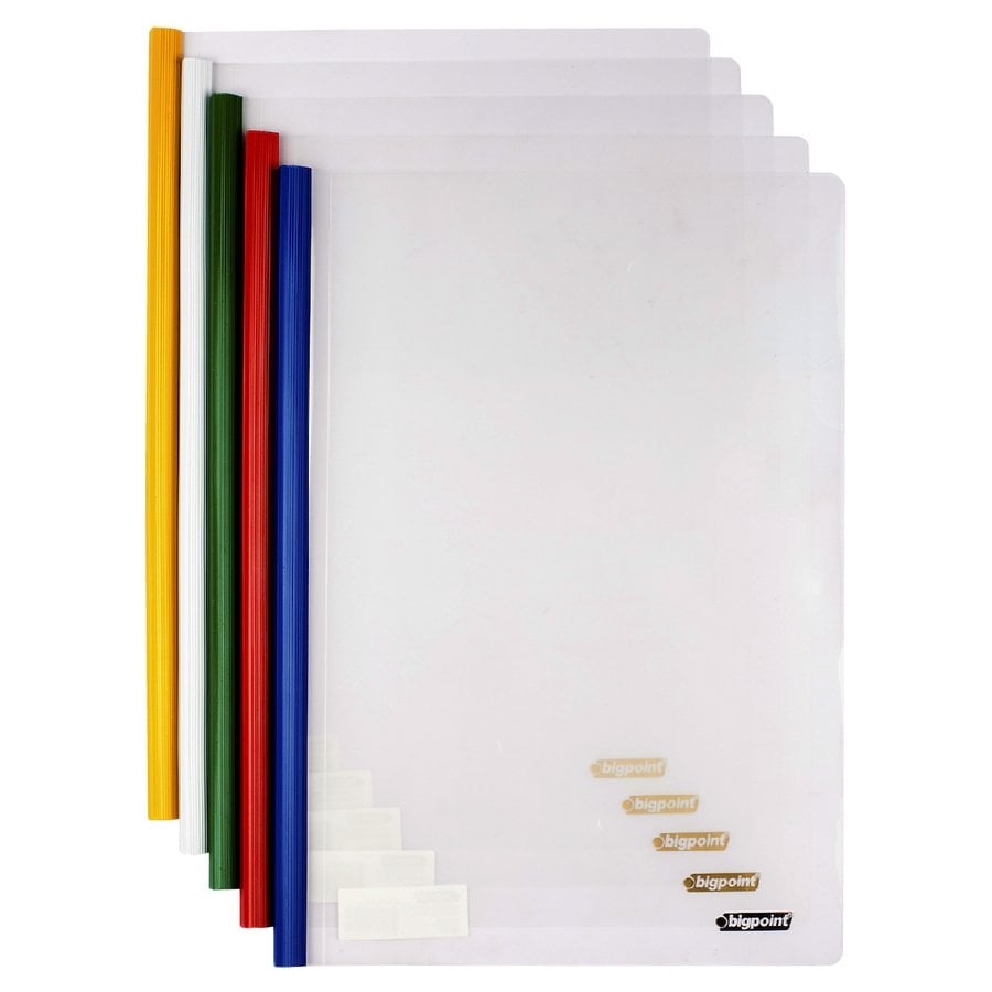Bigpoint Sıkıştırmalı Rapor Dosyası A4 7mm 5 Renk BP276