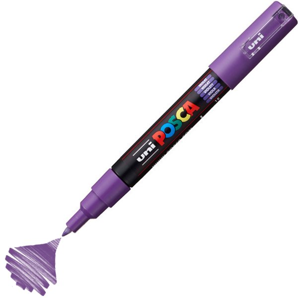 Uni Posca Marker PC-1M Extra Fine 0.7mm Violet