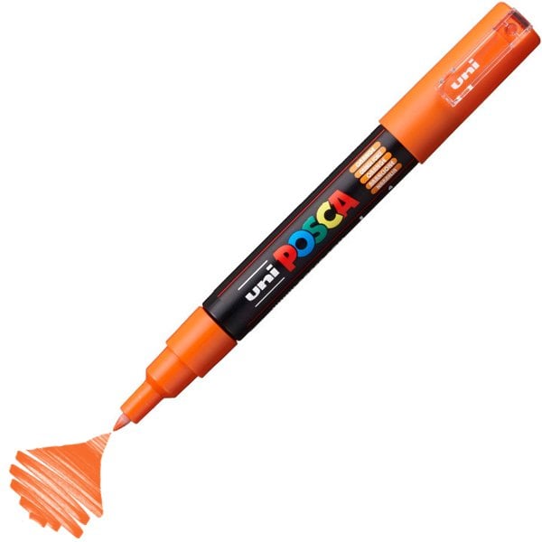 Uni Posca Marker PC-1M Extra Fine 0.7mm Orange