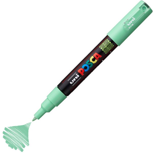 Uni Posca Marker PC-1M Extra Fine 0.7mm Light Green