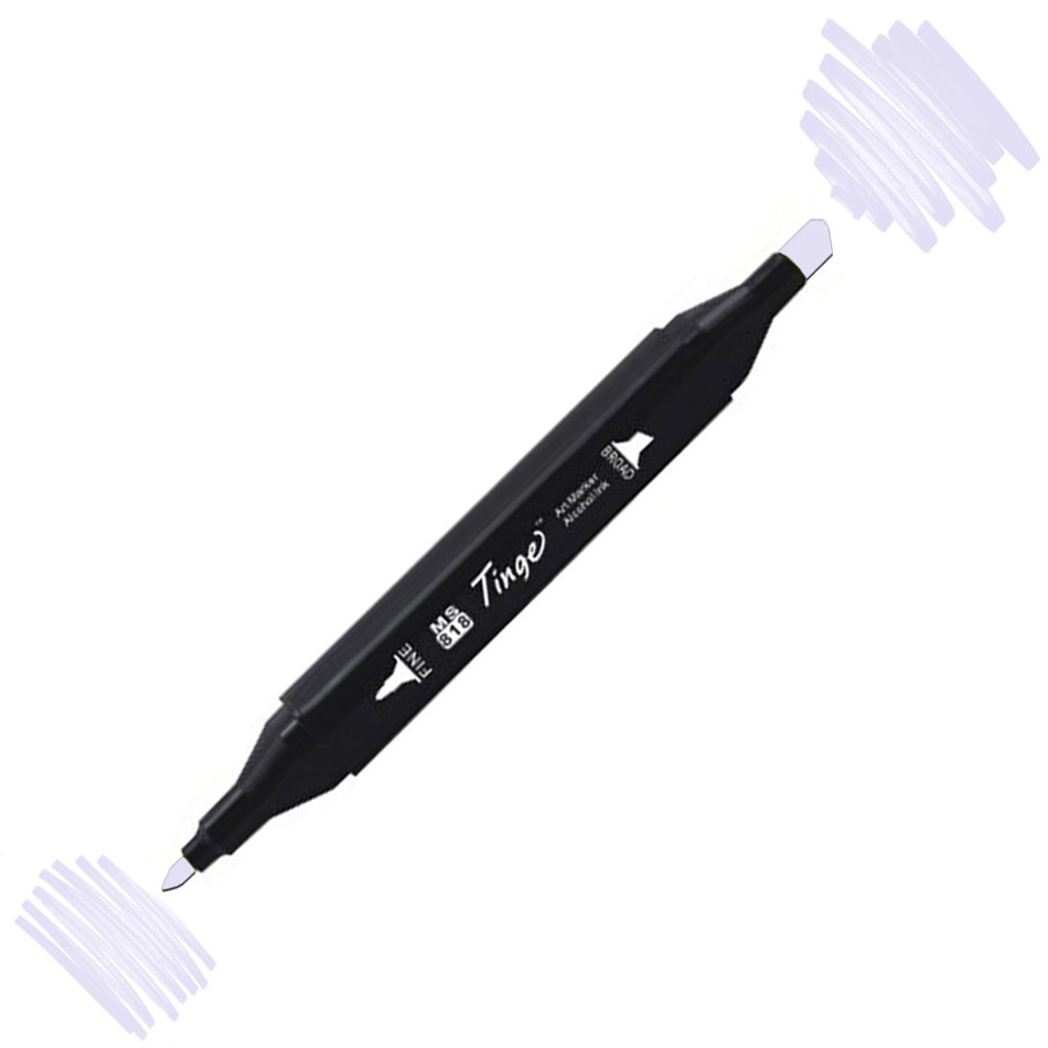Tinge Twin Çift Uçlu Marker Kalemi P145 Pale Lavender
