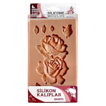 Smarta Silikon Kalıplar Gül Demeti 118x208x19mm