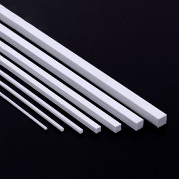 Art Elegant Plastik Kare Çıta İçi Dolu 4x4mm 50cm
