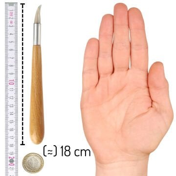 Art Elegant Ahşap Saplı Akik Zer Mühre Sivri Uç