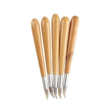 Art Elegant Ahşap Saplı Akik Zer Mühre Sivri Uç