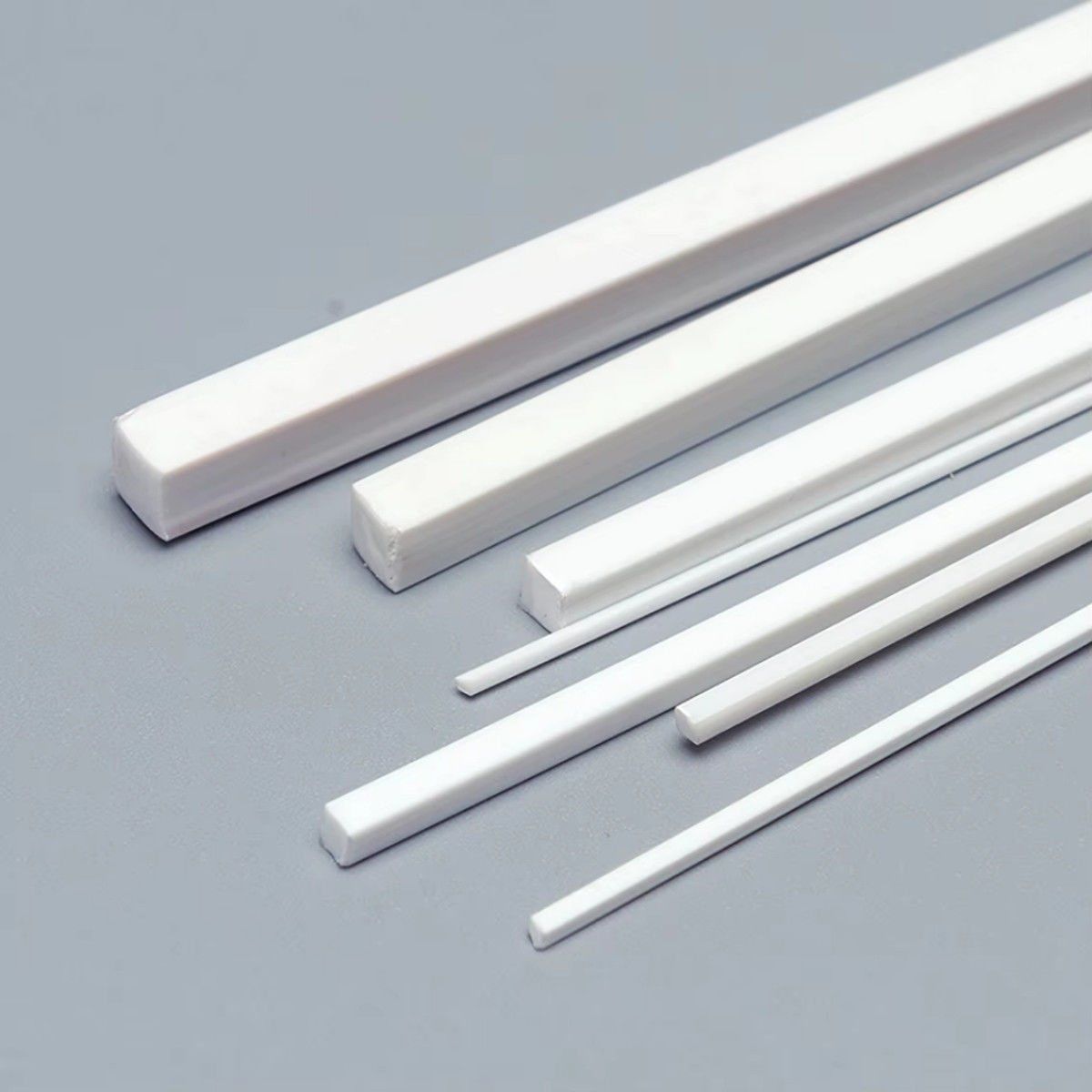 Art Elegant Plastik Kare Çıta İçi Dolu 5x5mm 50cm