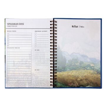 Van Gogh 14x20 Plan Defteri Starry Night