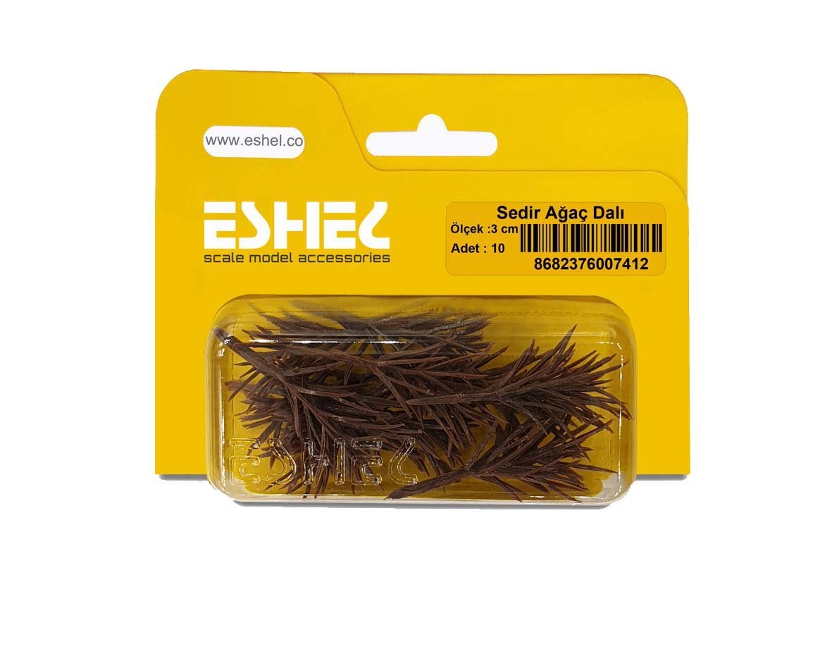 Eshel Maket Sedir Ağaç Dalı 3cm 10lu