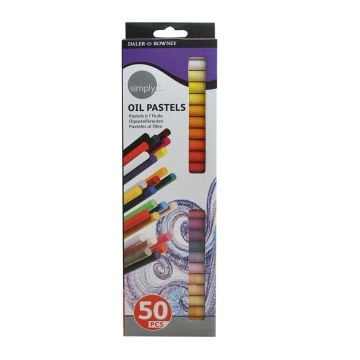 Daler Rowney Simply Yağlı Pastel Seti 50 Renk