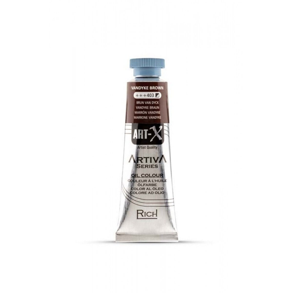Art-X Artiva Yağlı Boya 37ml 403 Vandyke Brown