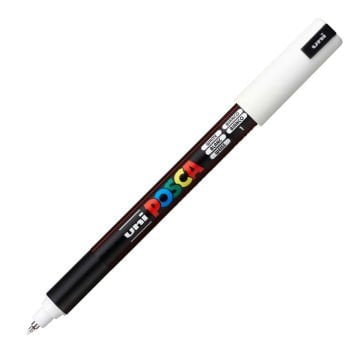 Uni Posca Marker PC-1MR Ultra Fine 0.7mm White
