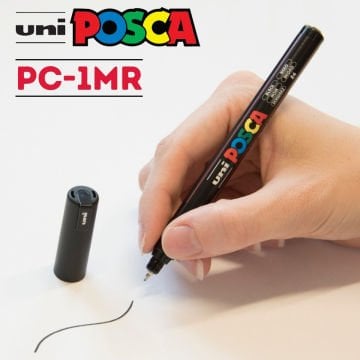 Uni Posca Marker PC-1MR Ultra Fine 0.7mm White
