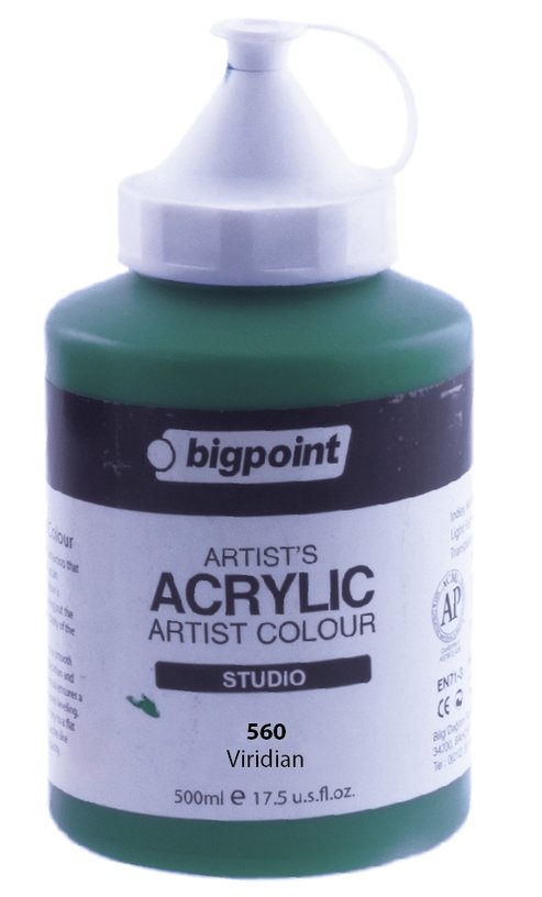 Bigpoint Akrilik Boya 500ml 560 Viridian