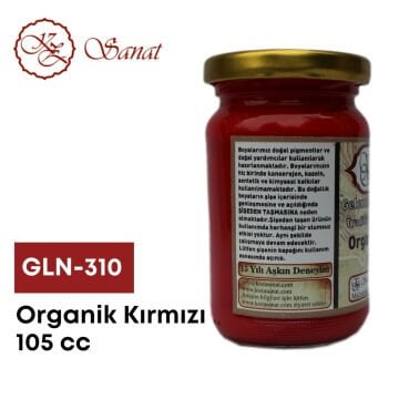 Koza Sanat Geleneksel Ebru Boyası 105cc GLN-310 Organik Kırmızı